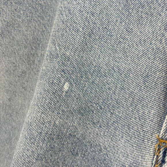 Vintage Wrangler Denim Dad Shorts Mid Rise Light Wash Men's 38 Waist 100% Cotton - Picture 5 of 8